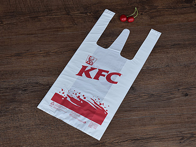 肯德基快餐连锁外卖打包袋定制“花落”M88体育塑料